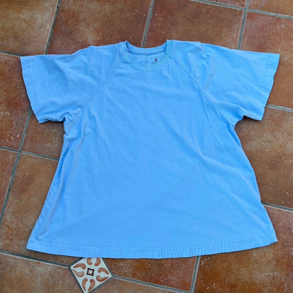 FP Movement by Free People Light Blue Short Sleeve Tee